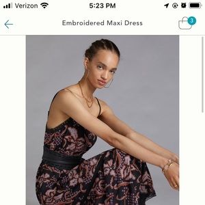 Gorgeous Embroidered Maxi Dress